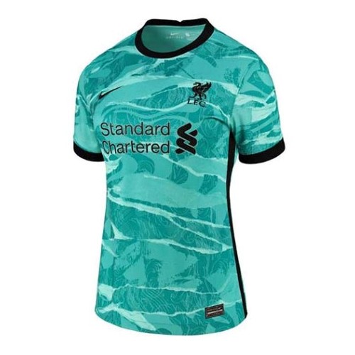 Camiseta Liverpool 2ª Kit Mujer 2020 2021 Verde